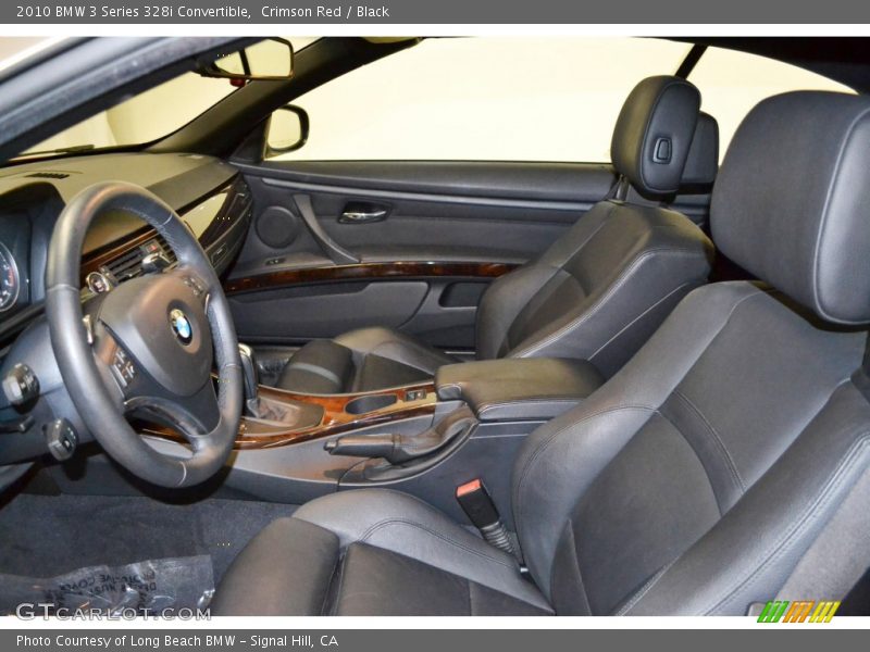  2010 3 Series 328i Convertible Black Interior