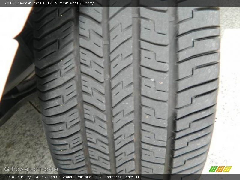 Summit White / Ebony 2013 Chevrolet Impala LTZ