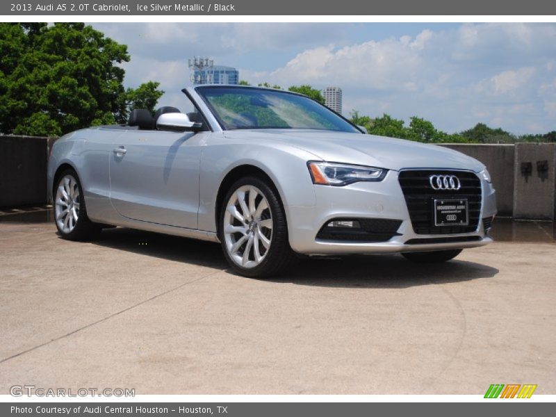 Ice Silver Metallic / Black 2013 Audi A5 2.0T Cabriolet
