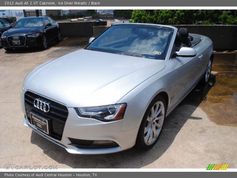 Ice Silver Metallic / Black 2013 Audi A5 2.0T Cabriolet