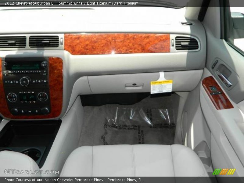 Summit White / Light Titanium/Dark Titanium 2012 Chevrolet Suburban LT