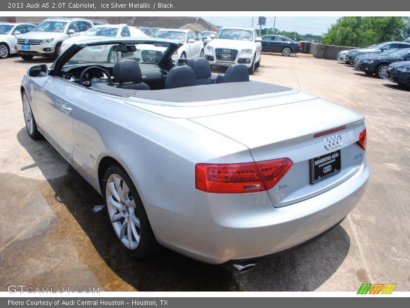 Ice Silver Metallic / Black 2013 Audi A5 2.0T Cabriolet