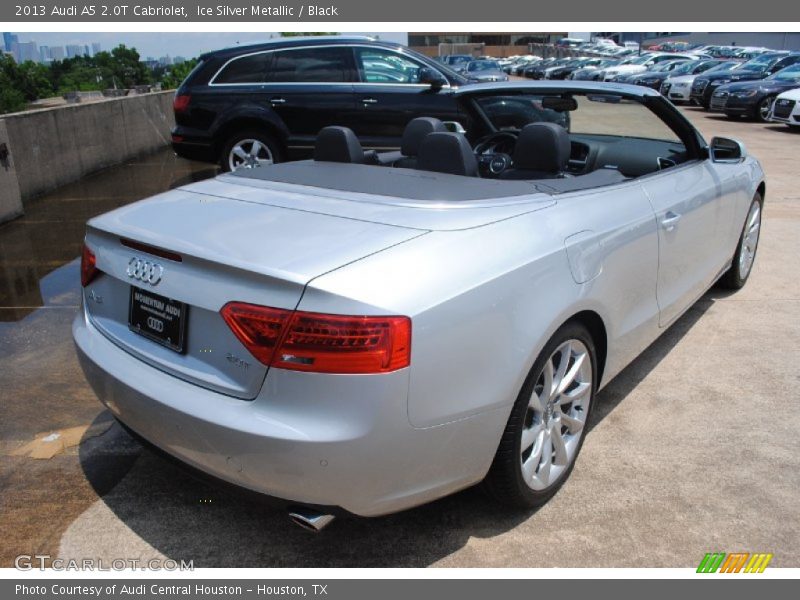 Ice Silver Metallic / Black 2013 Audi A5 2.0T Cabriolet