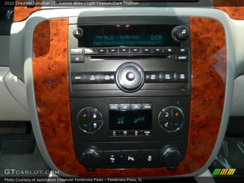 Summit White / Light Titanium/Dark Titanium 2012 Chevrolet Suburban LT