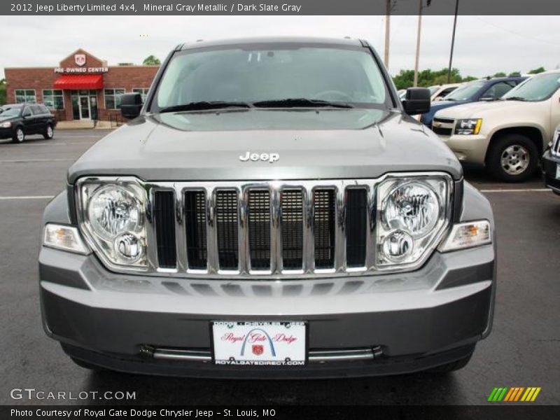 Mineral Gray Metallic / Dark Slate Gray 2012 Jeep Liberty Limited 4x4