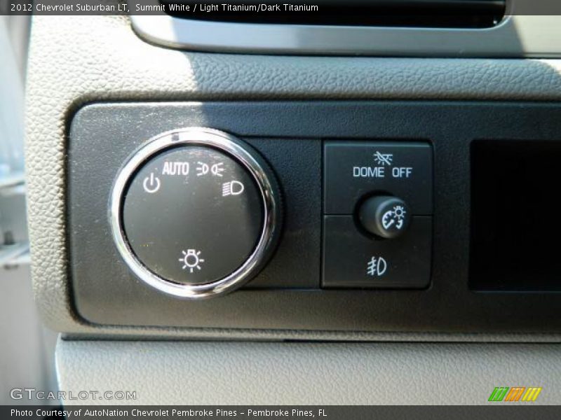 Summit White / Light Titanium/Dark Titanium 2012 Chevrolet Suburban LT