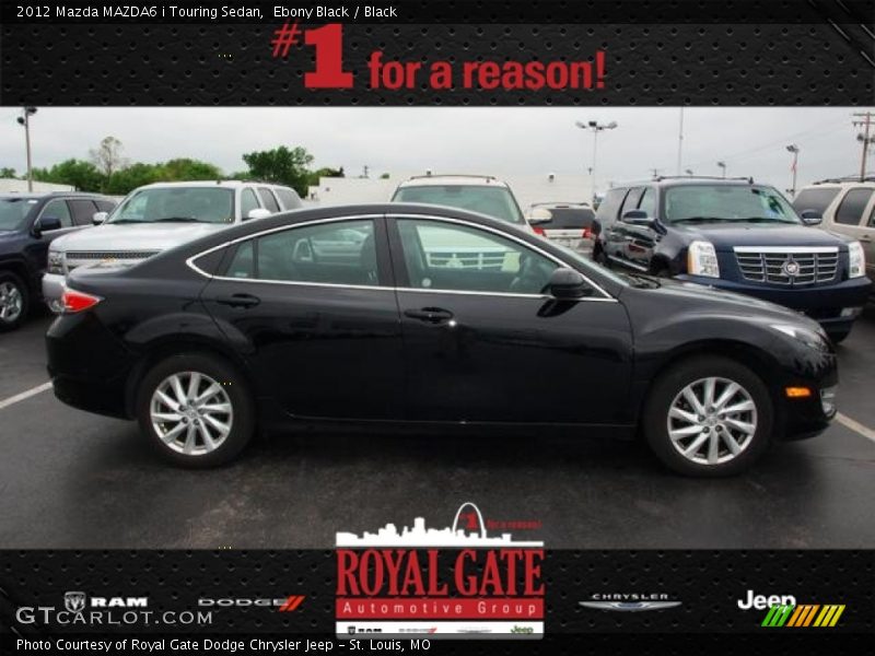 Ebony Black / Black 2012 Mazda MAZDA6 i Touring Sedan