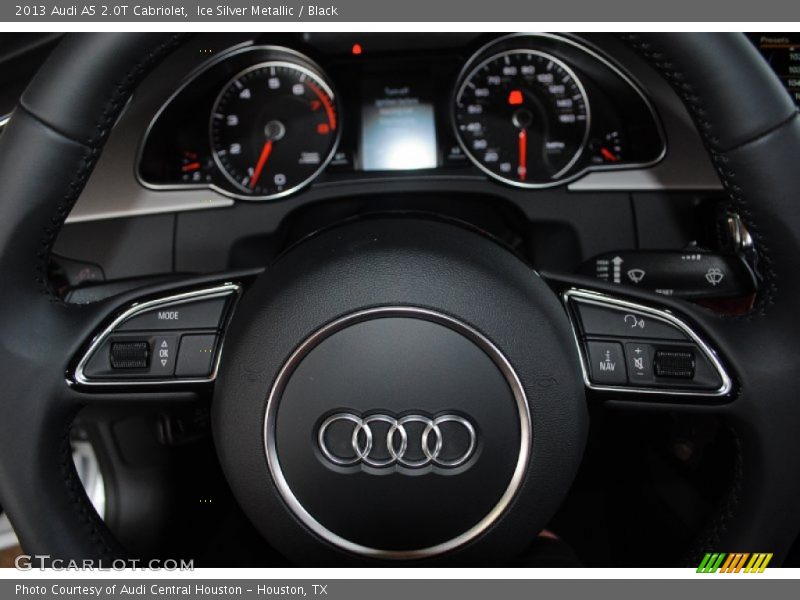 Ice Silver Metallic / Black 2013 Audi A5 2.0T Cabriolet