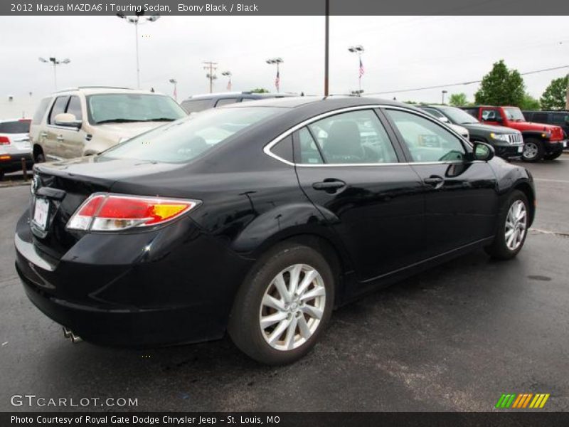 Ebony Black / Black 2012 Mazda MAZDA6 i Touring Sedan