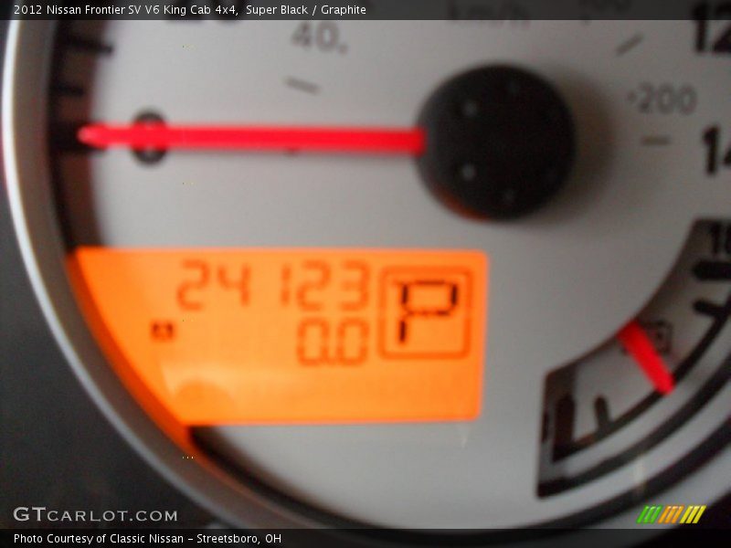 Super Black / Graphite 2012 Nissan Frontier SV V6 King Cab 4x4