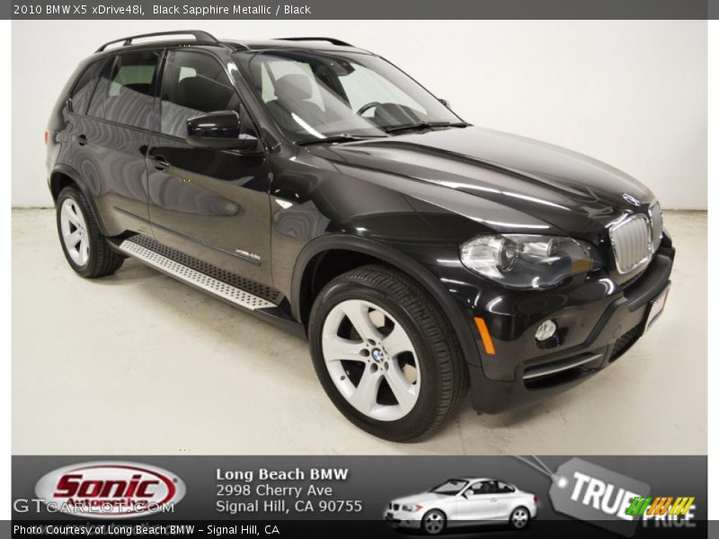 Black Sapphire Metallic / Black 2010 BMW X5 xDrive48i