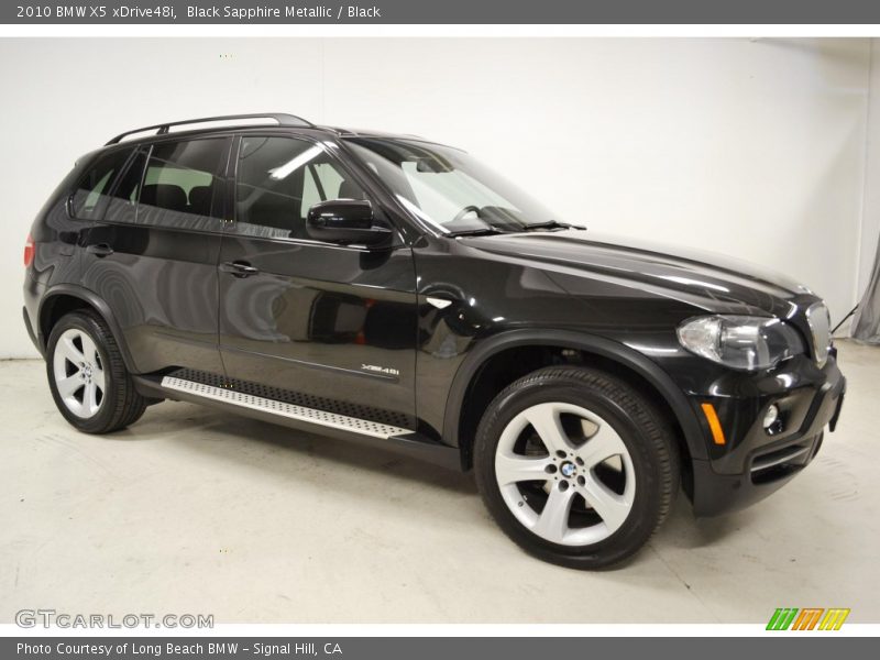 Black Sapphire Metallic / Black 2010 BMW X5 xDrive48i