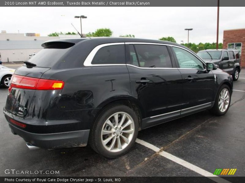 Tuxedo Black Metallic / Charcoal Black/Canyon 2010 Lincoln MKT AWD EcoBoost