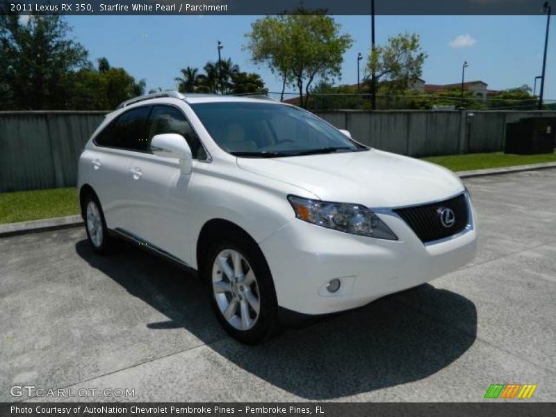 Starfire White Pearl / Parchment 2011 Lexus RX 350