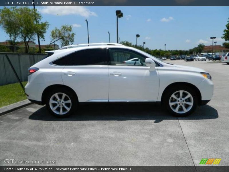 Starfire White Pearl / Parchment 2011 Lexus RX 350