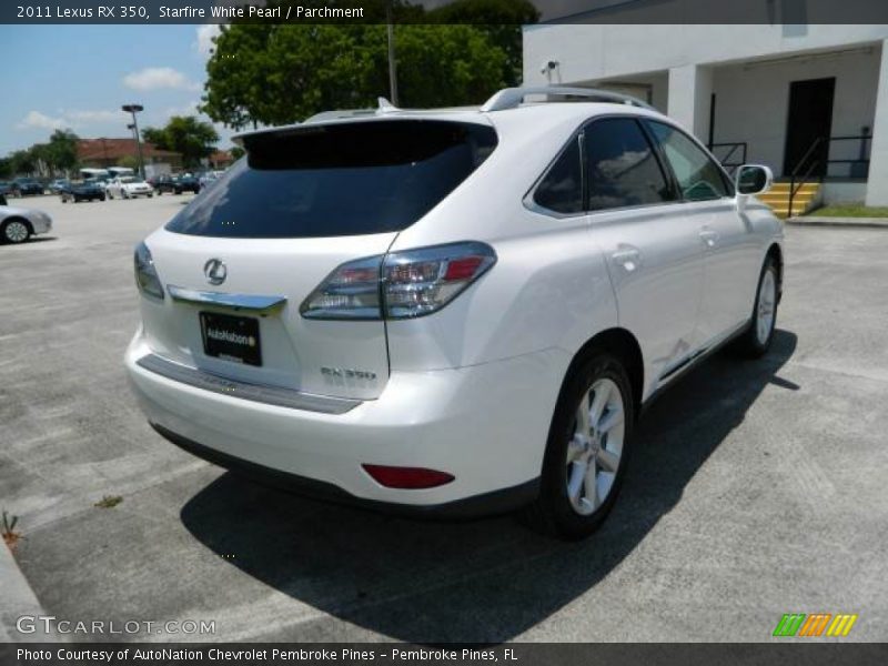 Starfire White Pearl / Parchment 2011 Lexus RX 350