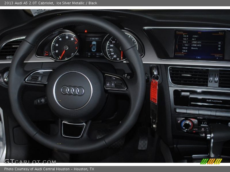Ice Silver Metallic / Black 2013 Audi A5 2.0T Cabriolet