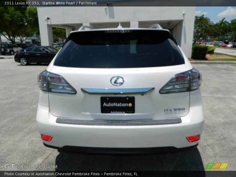 Starfire White Pearl / Parchment 2011 Lexus RX 350