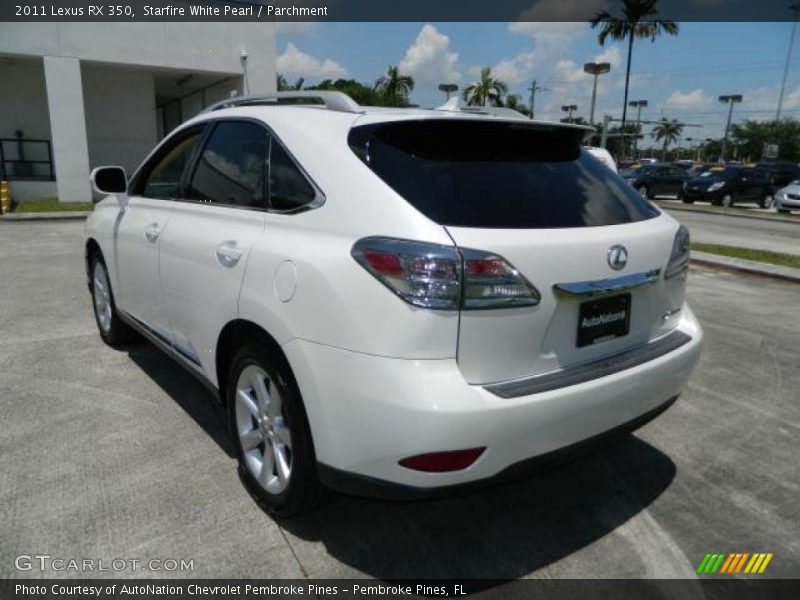 Starfire White Pearl / Parchment 2011 Lexus RX 350
