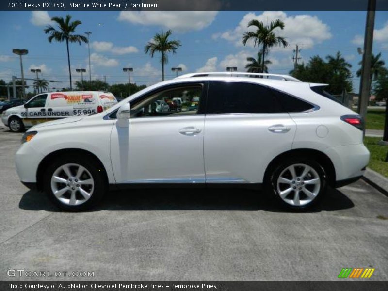 Starfire White Pearl / Parchment 2011 Lexus RX 350