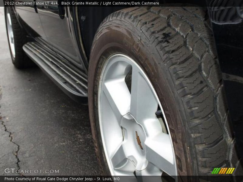 Black Granite Metallic / Light Cashmere/Dark Cashmere 2012 Chevrolet Tahoe LT 4x4