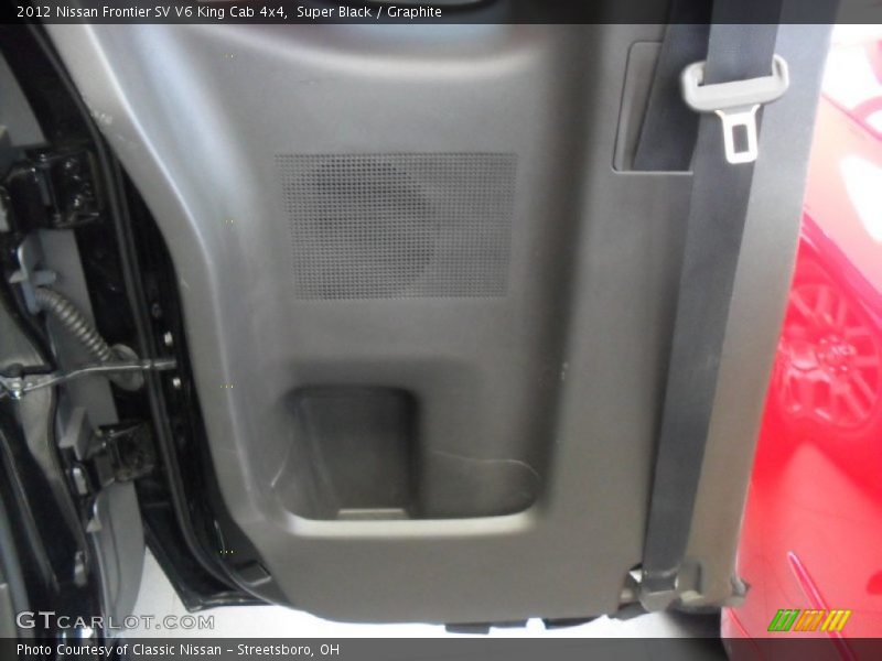 Super Black / Graphite 2012 Nissan Frontier SV V6 King Cab 4x4