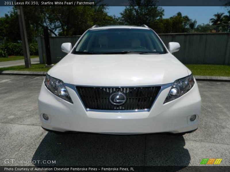 Starfire White Pearl / Parchment 2011 Lexus RX 350