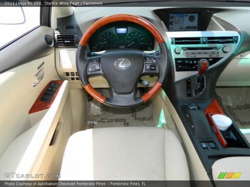 Starfire White Pearl / Parchment 2011 Lexus RX 350