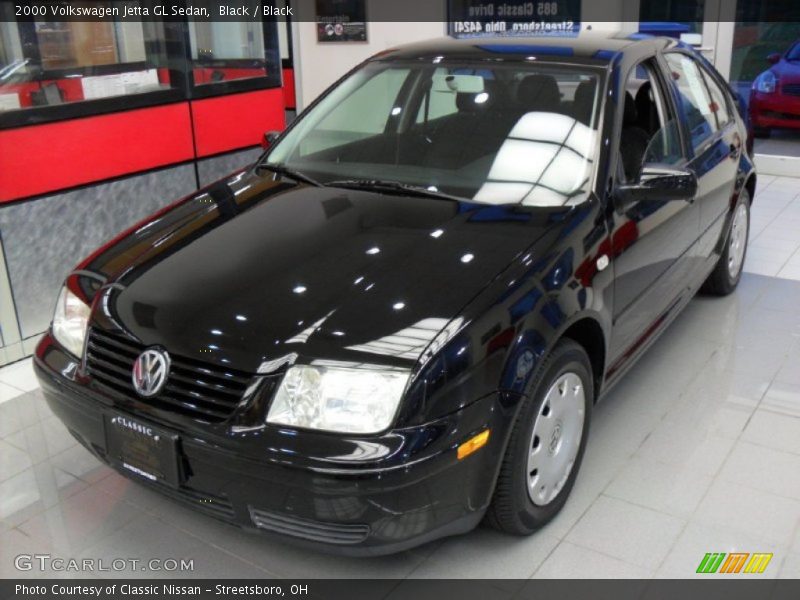 Black / Black 2000 Volkswagen Jetta GL Sedan