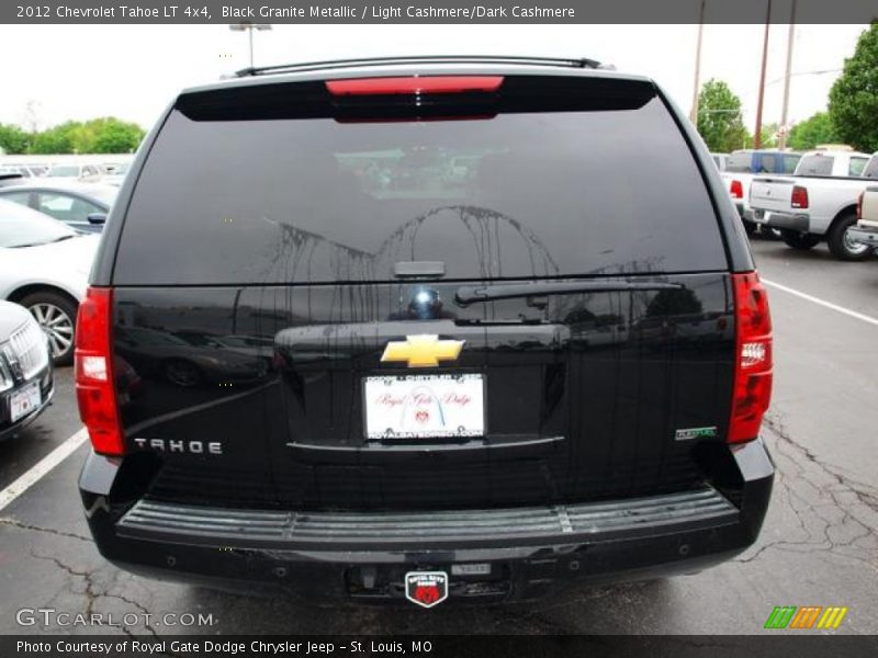 Black Granite Metallic / Light Cashmere/Dark Cashmere 2012 Chevrolet Tahoe LT 4x4