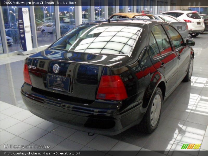 Black / Black 2000 Volkswagen Jetta GL Sedan