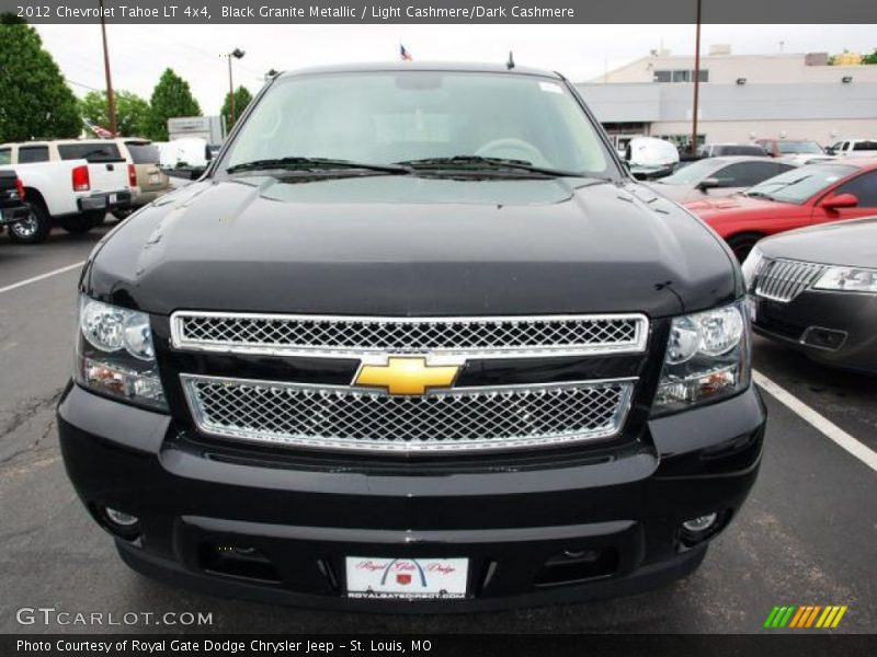 Black Granite Metallic / Light Cashmere/Dark Cashmere 2012 Chevrolet Tahoe LT 4x4