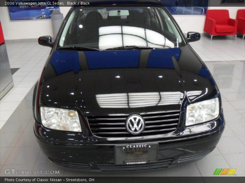 Black / Black 2000 Volkswagen Jetta GL Sedan