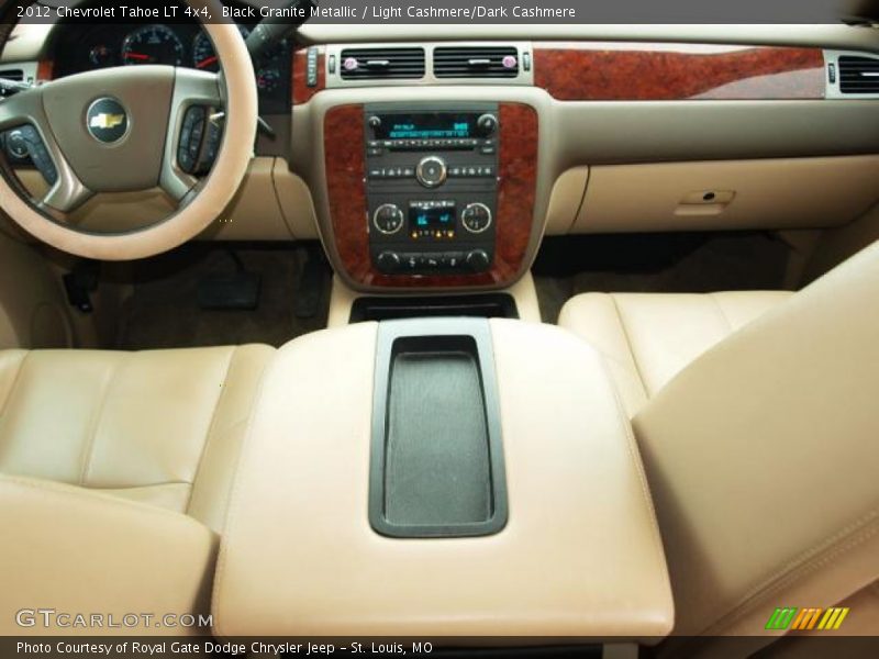 Black Granite Metallic / Light Cashmere/Dark Cashmere 2012 Chevrolet Tahoe LT 4x4