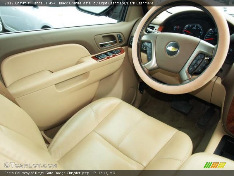 Black Granite Metallic / Light Cashmere/Dark Cashmere 2012 Chevrolet Tahoe LT 4x4