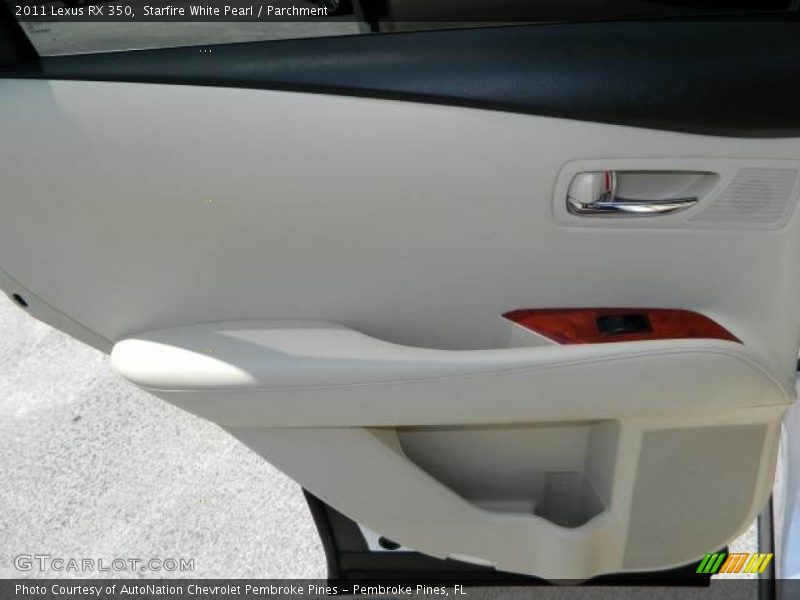 Starfire White Pearl / Parchment 2011 Lexus RX 350