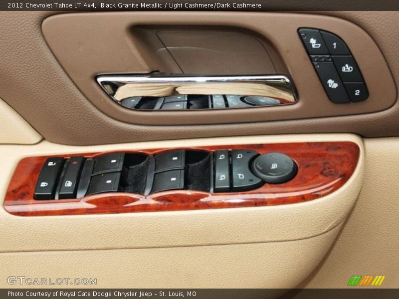 Black Granite Metallic / Light Cashmere/Dark Cashmere 2012 Chevrolet Tahoe LT 4x4