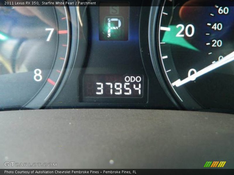 Starfire White Pearl / Parchment 2011 Lexus RX 350