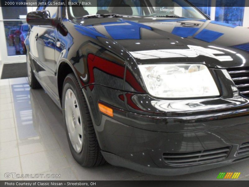 Black / Black 2000 Volkswagen Jetta GL Sedan