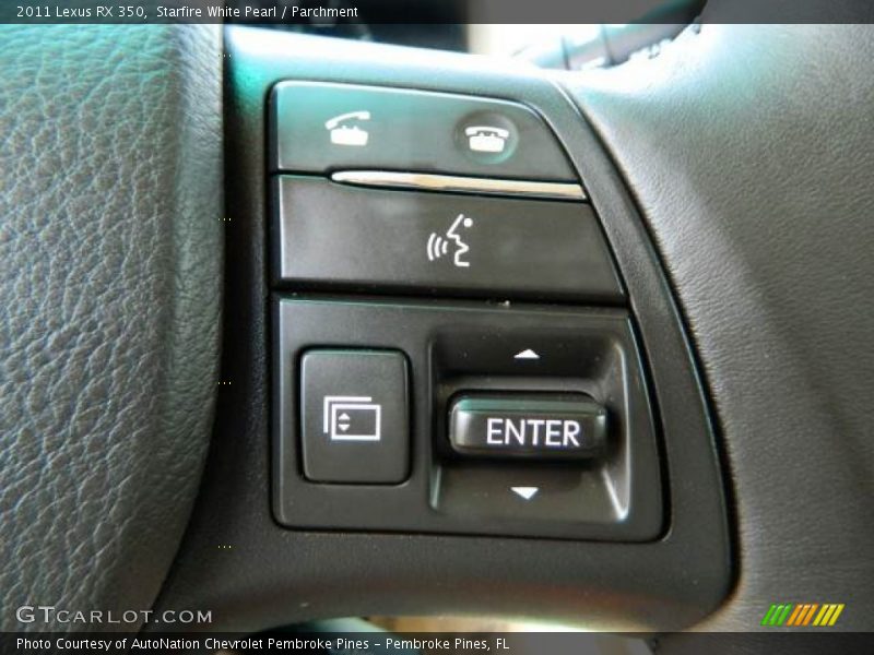 Starfire White Pearl / Parchment 2011 Lexus RX 350