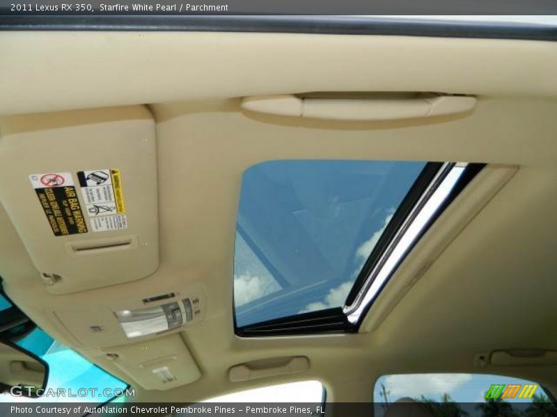 Starfire White Pearl / Parchment 2011 Lexus RX 350