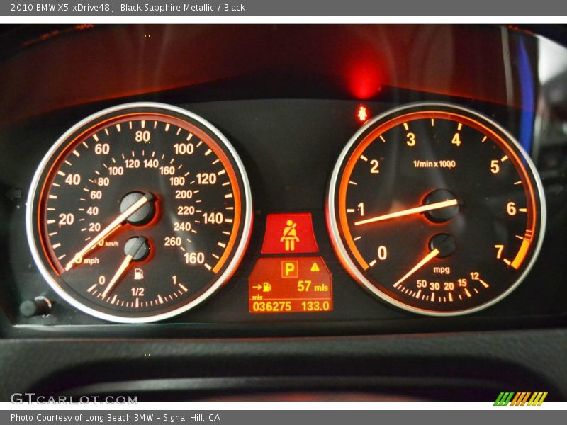 Black Sapphire Metallic / Black 2010 BMW X5 xDrive48i