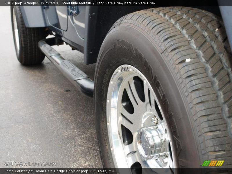 Steel Blue Metallic / Dark Slate Gray/Medium Slate Gray 2007 Jeep Wrangler Unlimited X