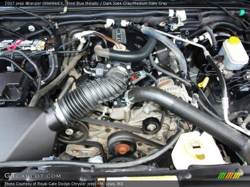 Steel Blue Metallic / Dark Slate Gray/Medium Slate Gray 2007 Jeep Wrangler Unlimited X