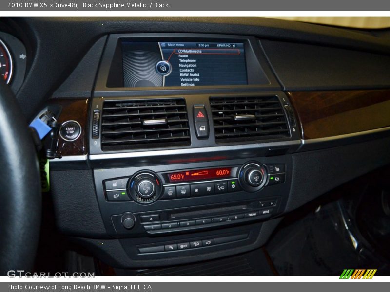 Black Sapphire Metallic / Black 2010 BMW X5 xDrive48i