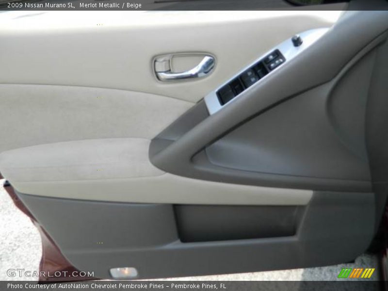 Merlot Metallic / Beige 2009 Nissan Murano SL