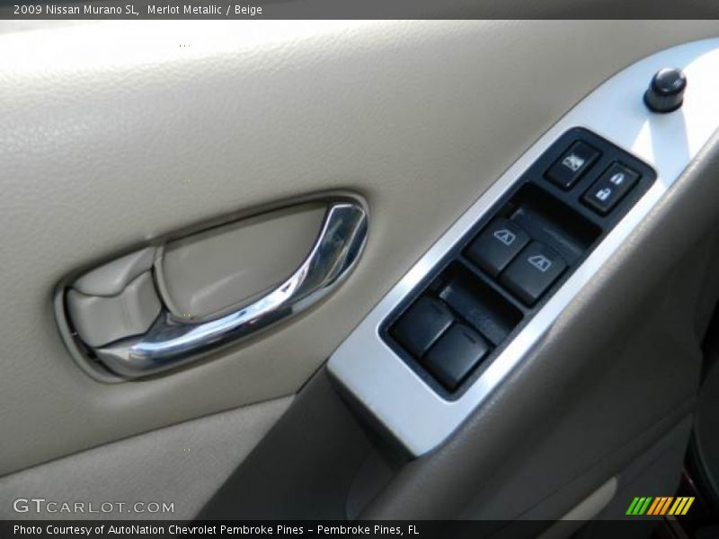 Merlot Metallic / Beige 2009 Nissan Murano SL