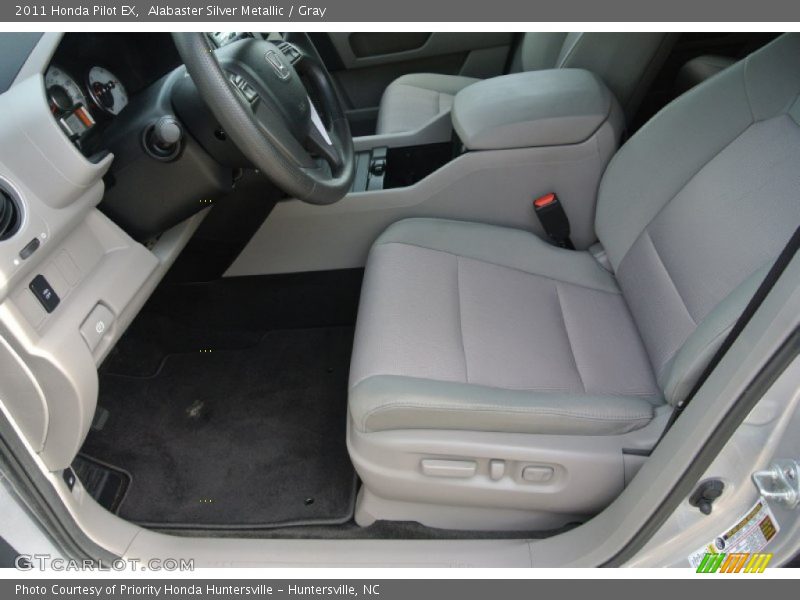 Alabaster Silver Metallic / Gray 2011 Honda Pilot EX