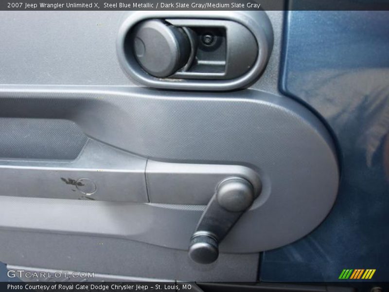 Steel Blue Metallic / Dark Slate Gray/Medium Slate Gray 2007 Jeep Wrangler Unlimited X