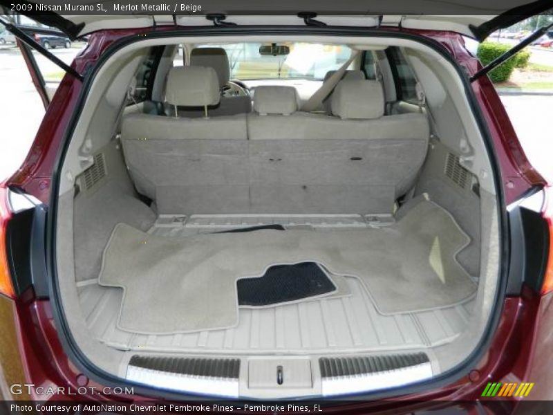 Merlot Metallic / Beige 2009 Nissan Murano SL